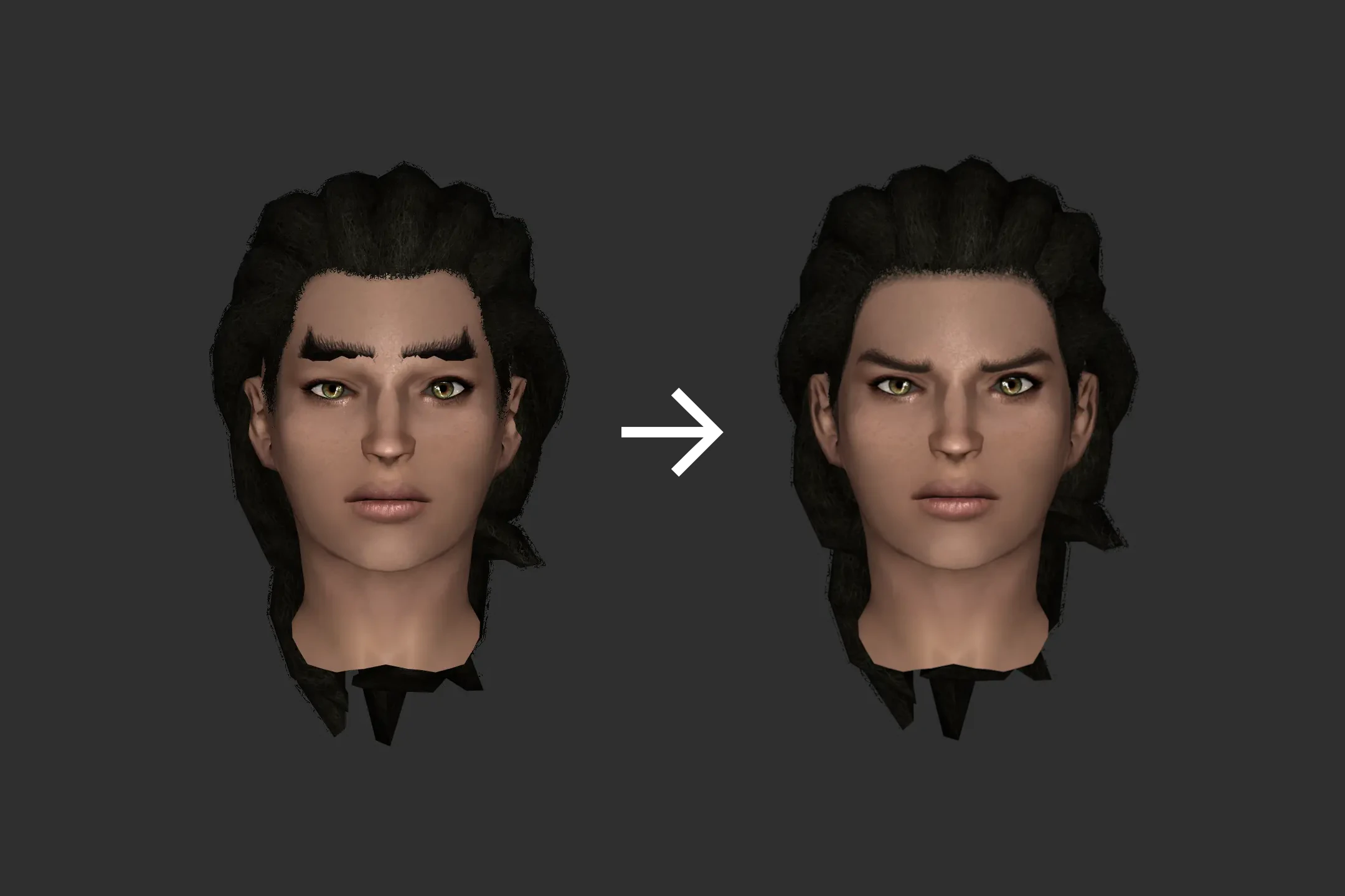 Head Mesh Fixes