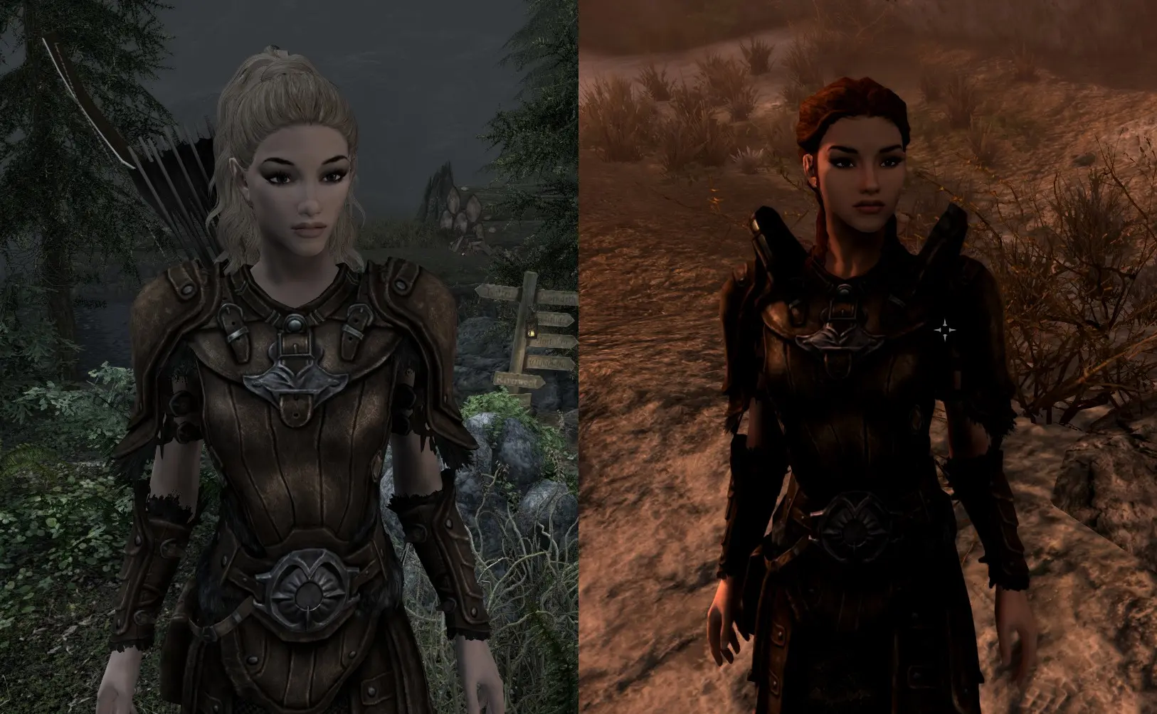Symmetrical Leather Armour